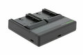 Oplader voor de Olympus PS BLM-5 / PS-BLM5 - Duo Camera Acculader - Dual Performance Charger