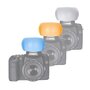 3 Kleuren Pop-Up Flits Diffuser / Camera Flash Diffuser